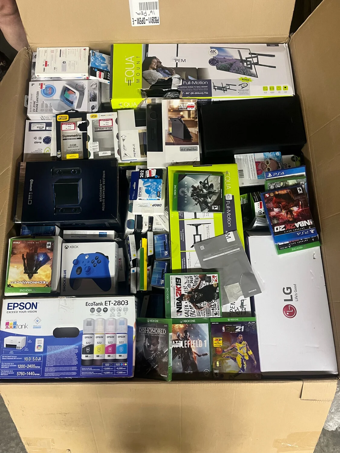 Mystery Box Electronics Pallets for Incredible Deals