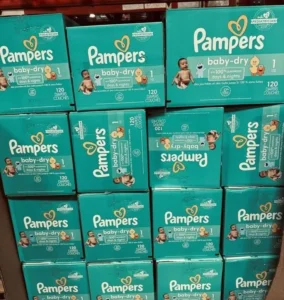 Bulk Pampers Daipers pallets