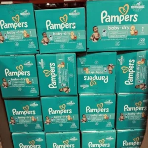 Bulk Pampers Daipers pallets