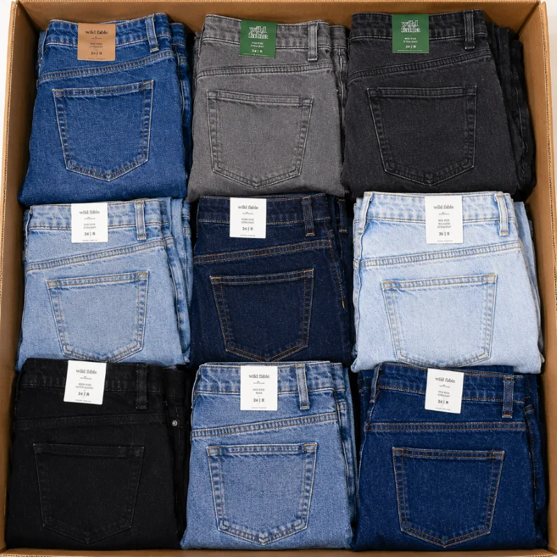 Denim Jeans Pallets Liquidation Wholesale With 300 Pairs - Image 9